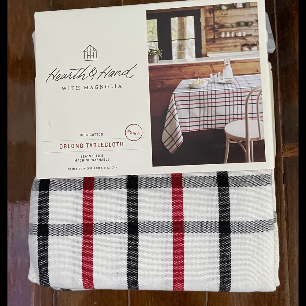 Hearth & Hand oblong tablecloth 60 x 84